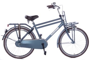 Static Cargo 24 inch Jongens transportfiets mat-Blauw