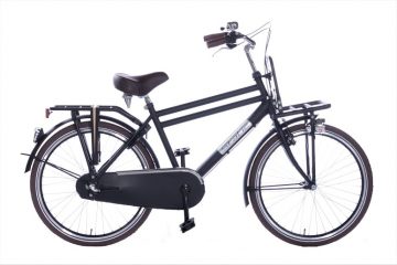 Static Cargo 24 inch Jongens transportfiets mat-zwartStatic Cargo 24 inch Jongens transportfiets mat-zwart
