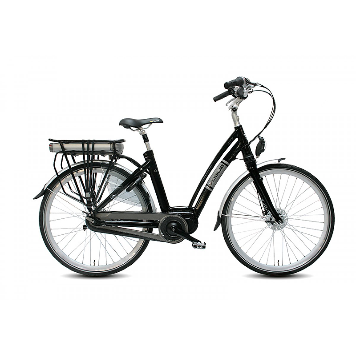 voorbeeld Pekkadillo rechter VOGUE Elektrische fiets CITY 28inch Ebikes Silver-Black NX8 Lady - Nieuwe  fiets kopen? H&H Dutch Bikes!
