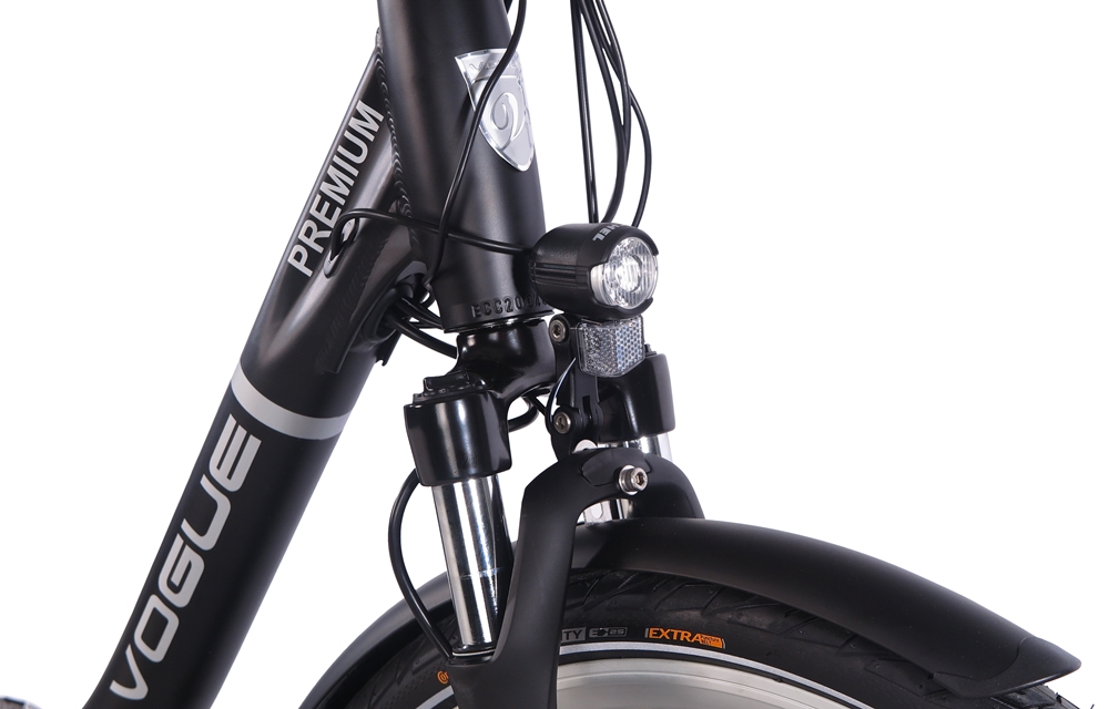 draad Oeps omhelzing Vogue Premium Elektrische fiets zwart - Nieuwe fiets kopen? H&H Dutch Bikes!