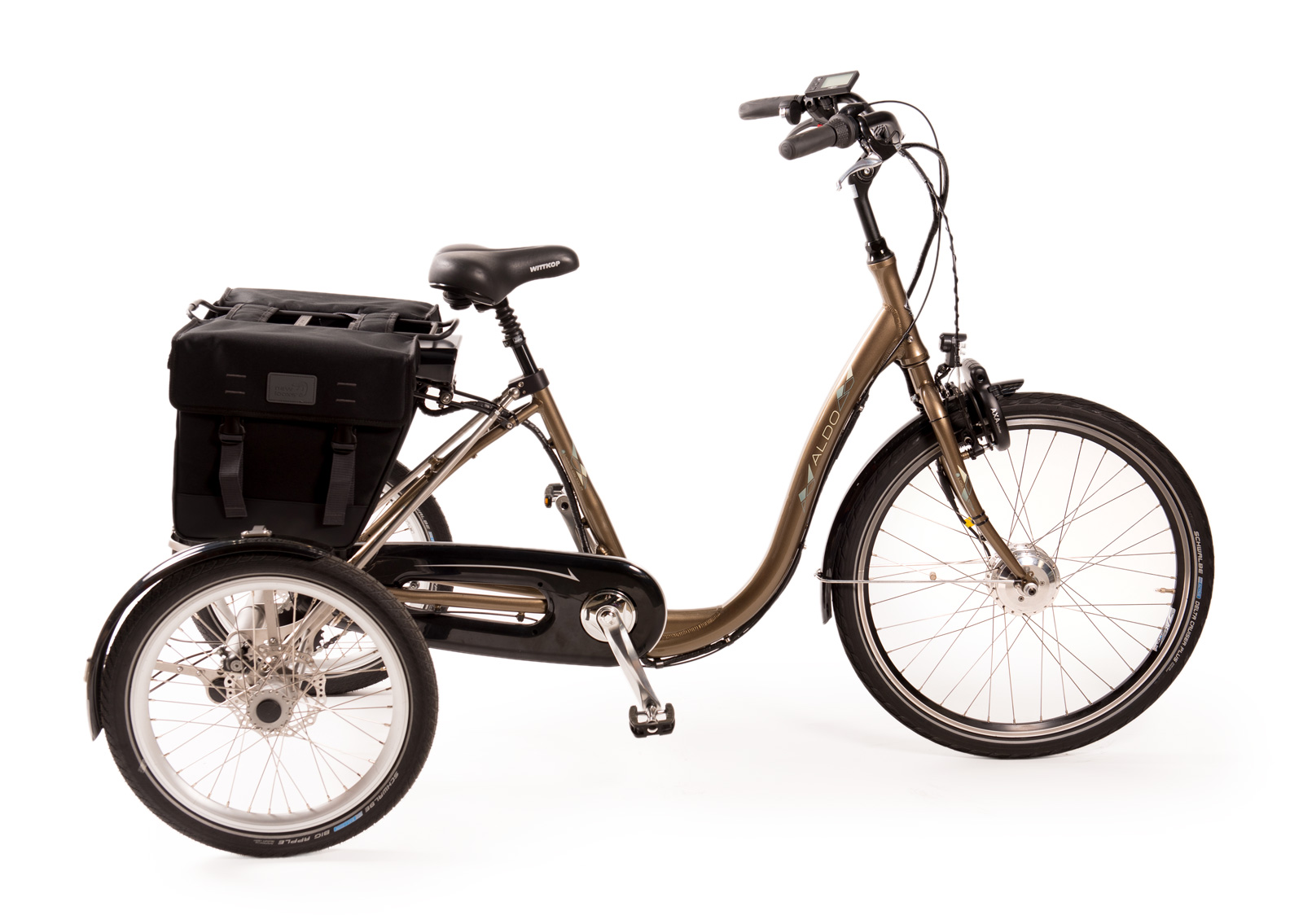 Fantasie Ongeschikt eetpatroon Popal Elektrische Driewieler fiets 24 inch Zwart Online Kopen?