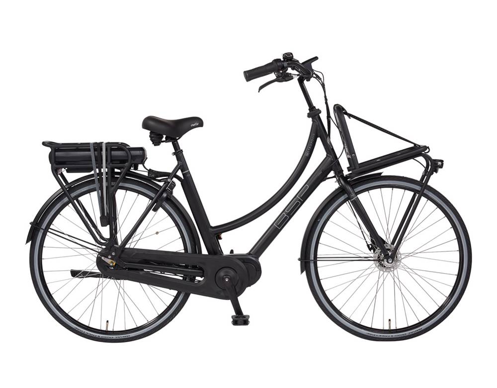 BSP metropolis-comfort-elektrissche Transportfiets ebike-damesfiets -mat zwart BSP metropolis-comfort-elektrissche Transportfiets ebike-damesfiets -mat zwart