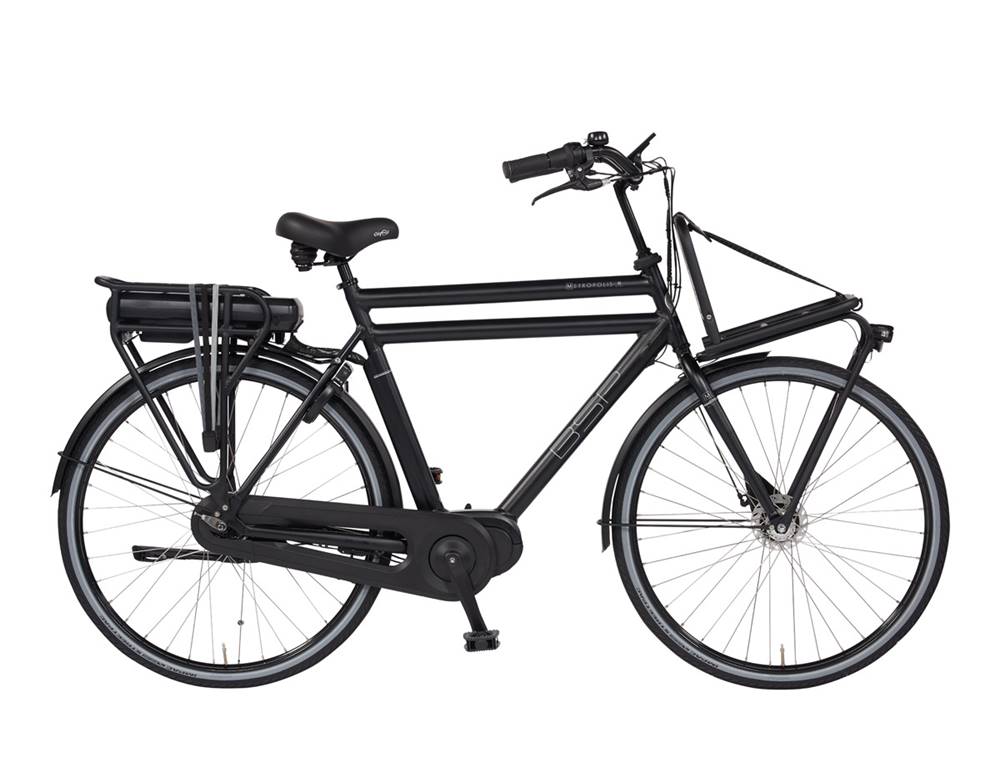 BSP metropolis-comfort-elektrissche Transportfiets -heren-zwart-mat BSP metropolis-comfort-elektrissche Transportfiets -heren-zwart-mat