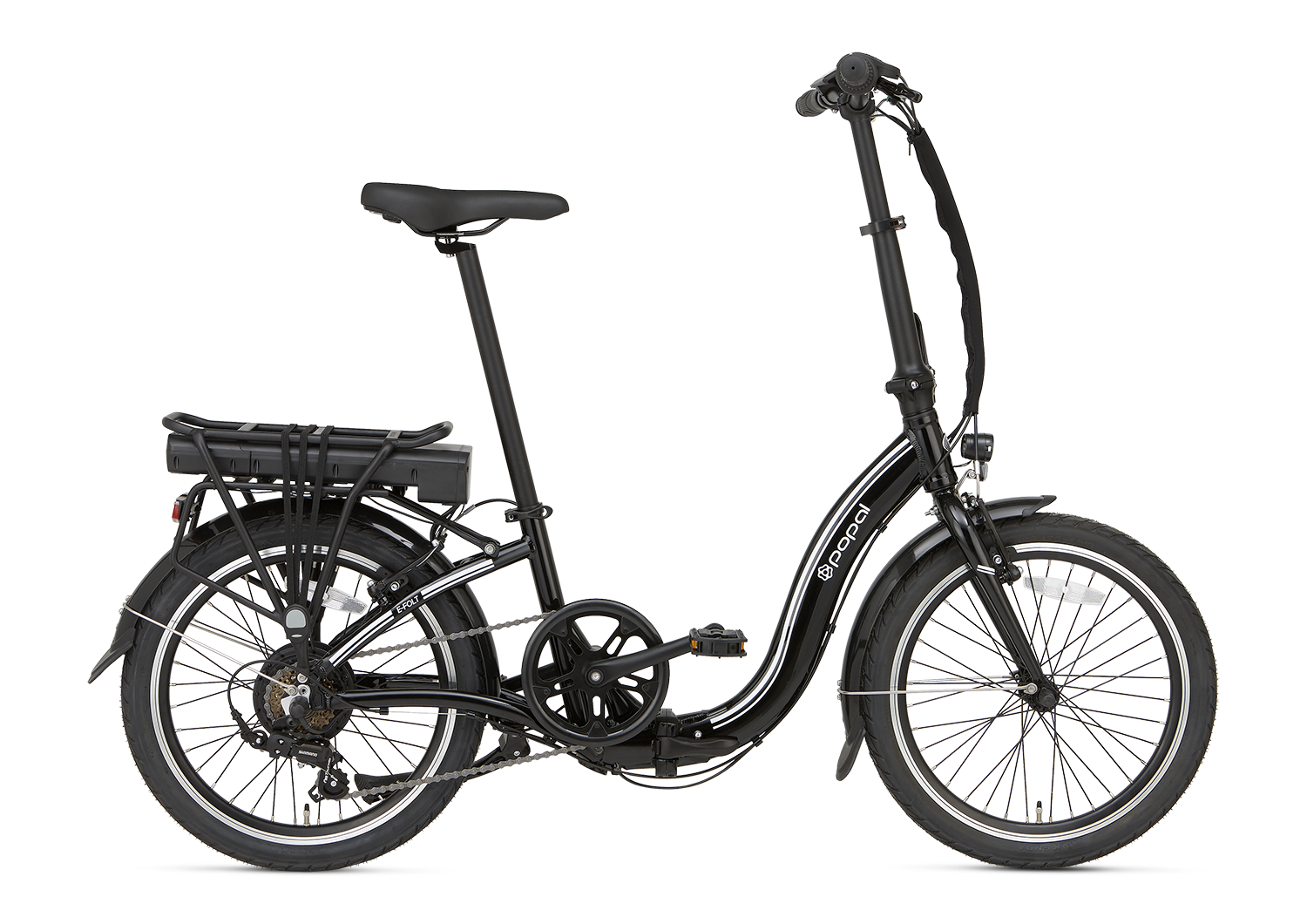 Popal E-Folt 1.0 vouwfiets 20 inch zwart - Nieuwe fiets kopen? H&H Dutch Bikes!
