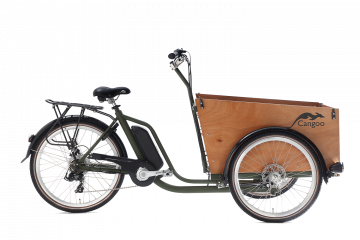 Elektrische Bakfiets Cangoo Easy 26 inch Army-naturel