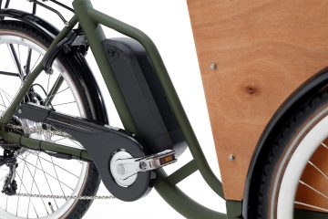 Elektrische Bakfiets Cangoo Easy 26 inch Army-naturel Met Huif