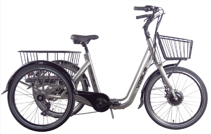 criticus bijkeuken single Popal Elektrische Driewieler fiets 24 inch Zwart Online Kopen?