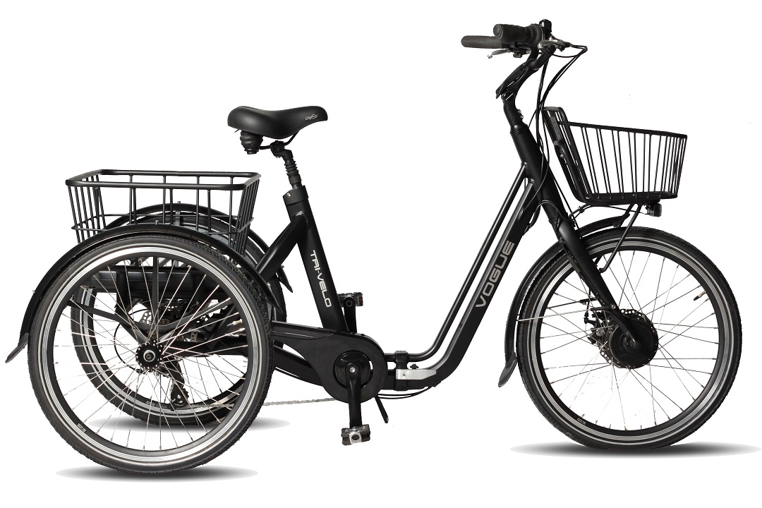 Op risico zeewier Koe Troy Elektrische Driewieler fiets 24 inch Zwart Online Kopen