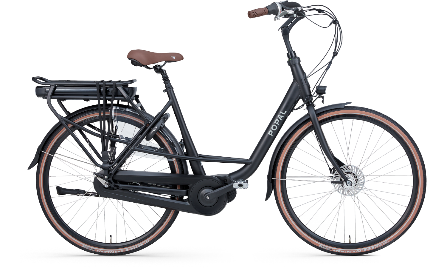 Popal Maeve MM Elektrische Moederfiets 28 inch zwart - Nieuwe kopen? H&H Dutch Bikes!