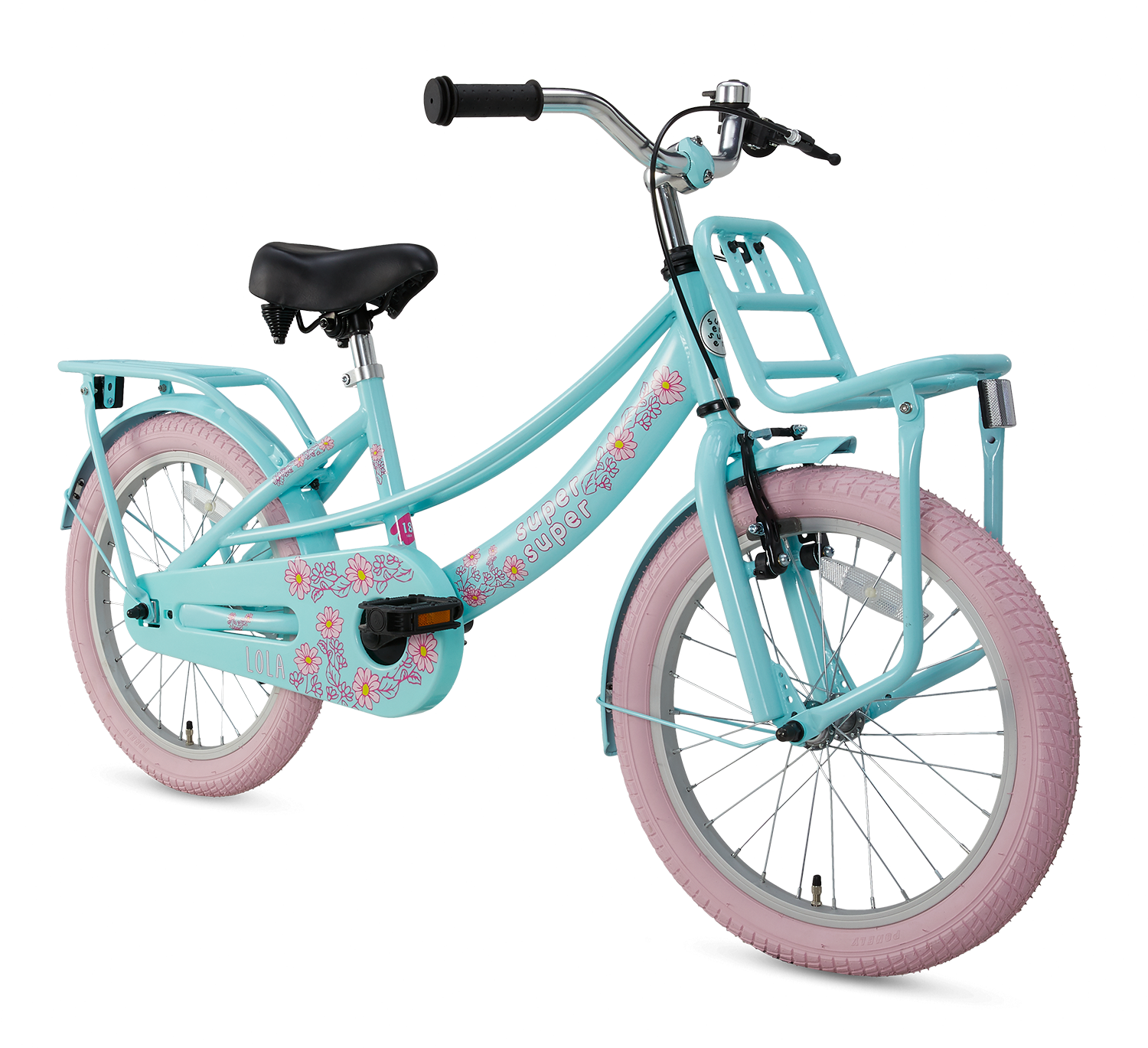 kapitalisme Pluche pop knecht SuperSuper Lola Meisjesfiets 18 inch - Nieuwe fiets kopen? H&H Dutch Bikes!