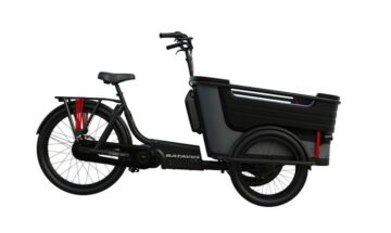 Batavus Bakfiets elektrische Fier 3 bakfiets met ondersteuning 3 wieler bakfiets