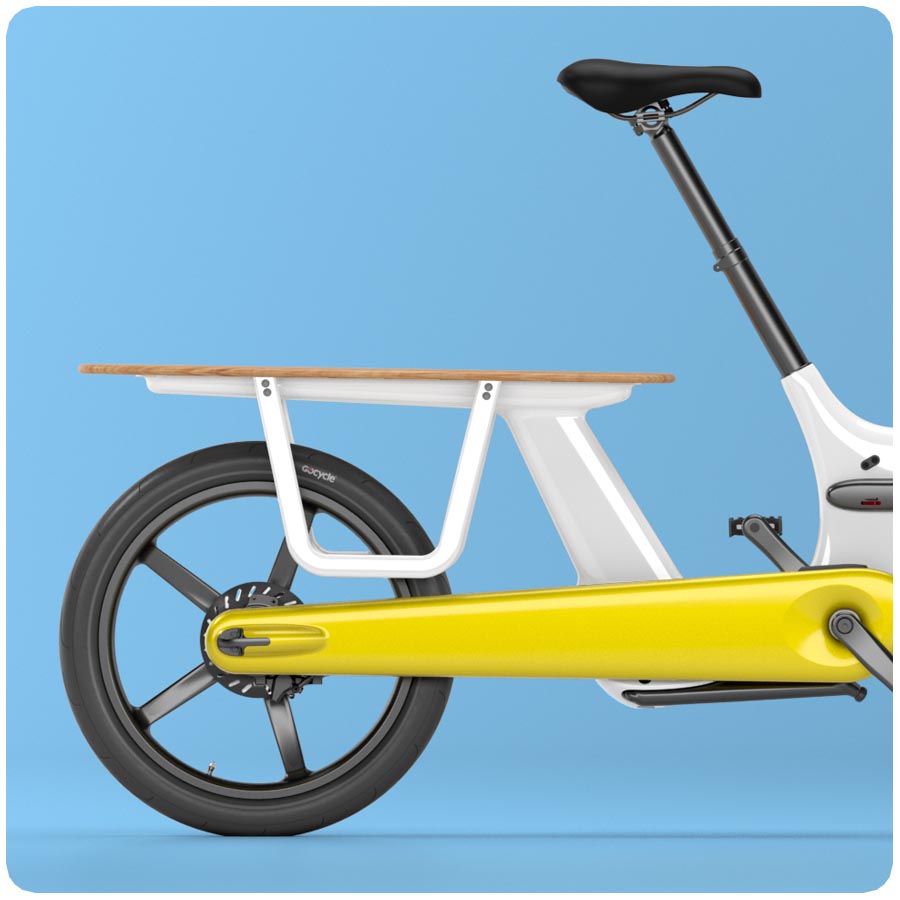 Gocycle CXi Cargo Electric bike Family White Blue Wit Blauw alternatief voor bakfiets