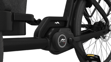 Cangoo BUCKLE UP Elektrische bakfiets met ondersteuning cargo bakfiets een sterke motor Cangoo