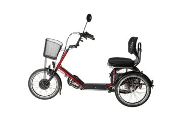 BLACK JAGUAR Elektrische driewieler fiets rood