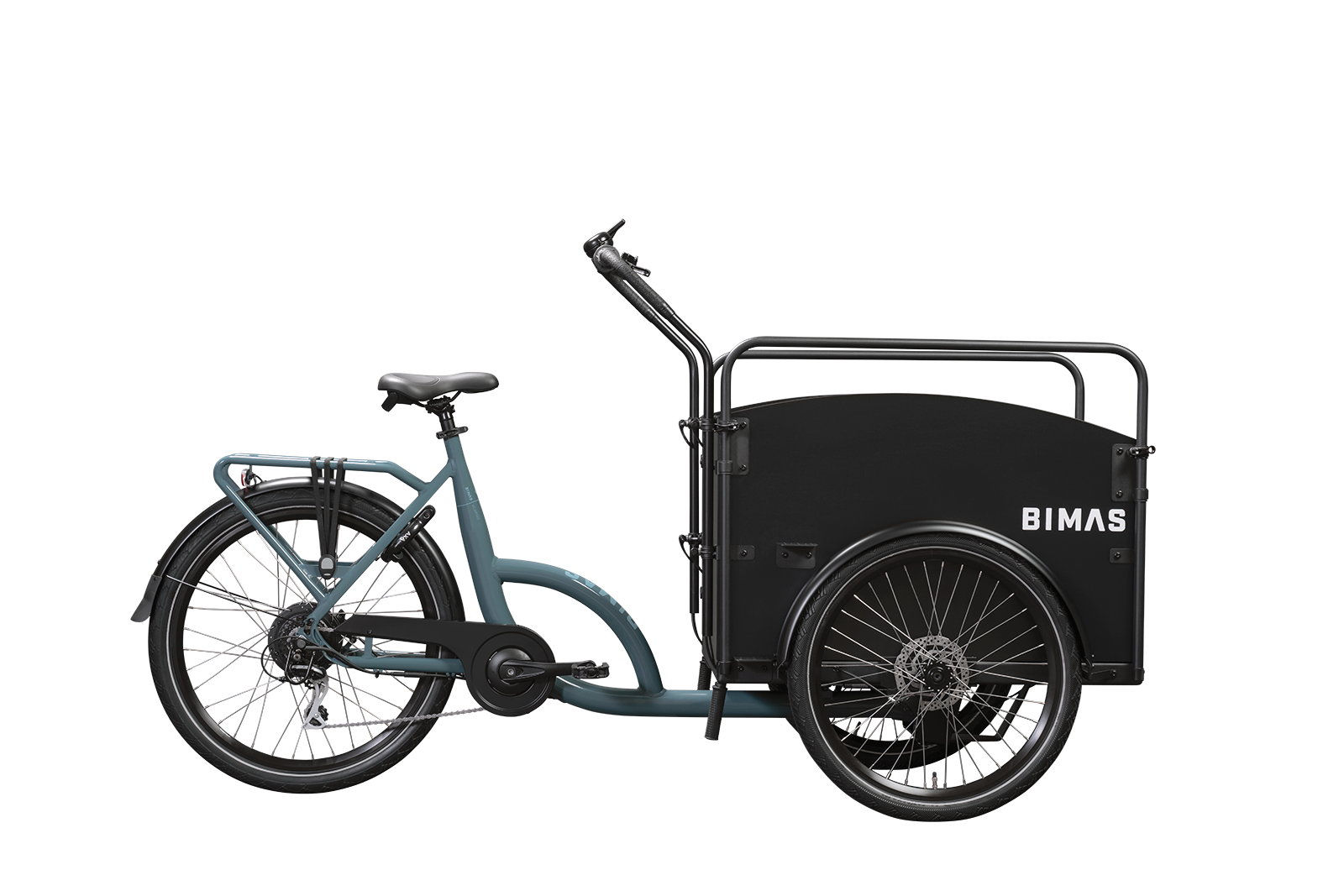Bimas ECargo Economy 3.3 Bakfiets Bafang Blur Grey Gloss Bimas ECargo Economy 3.3 Bakfiets Bafang Blur Grey Gloss
