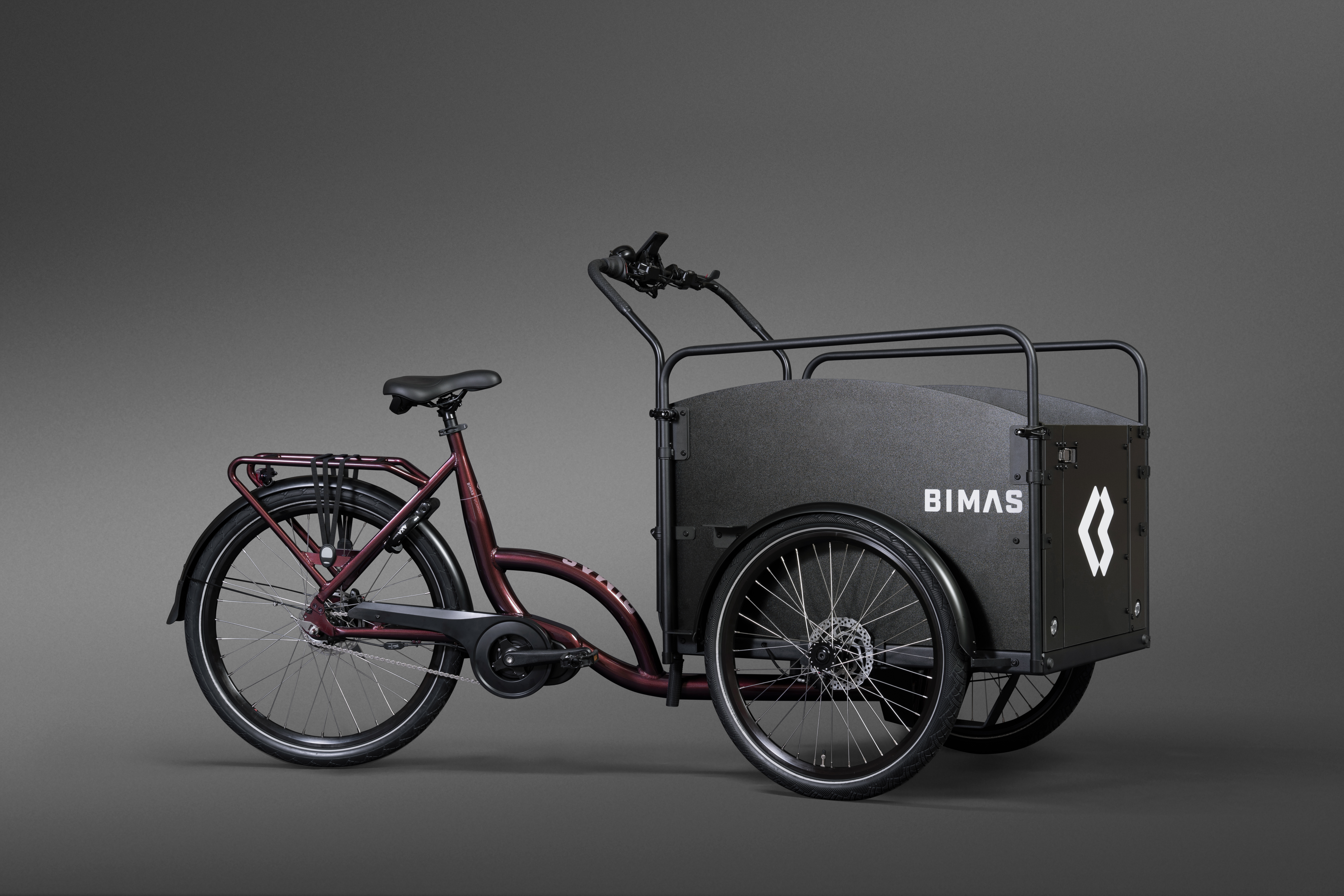 Bimas Bakfiets Ecargo rood Merlot 04_Merlot Royal_Bimas4635_dark Bimas Bakfiets Ecargo rood Merlot