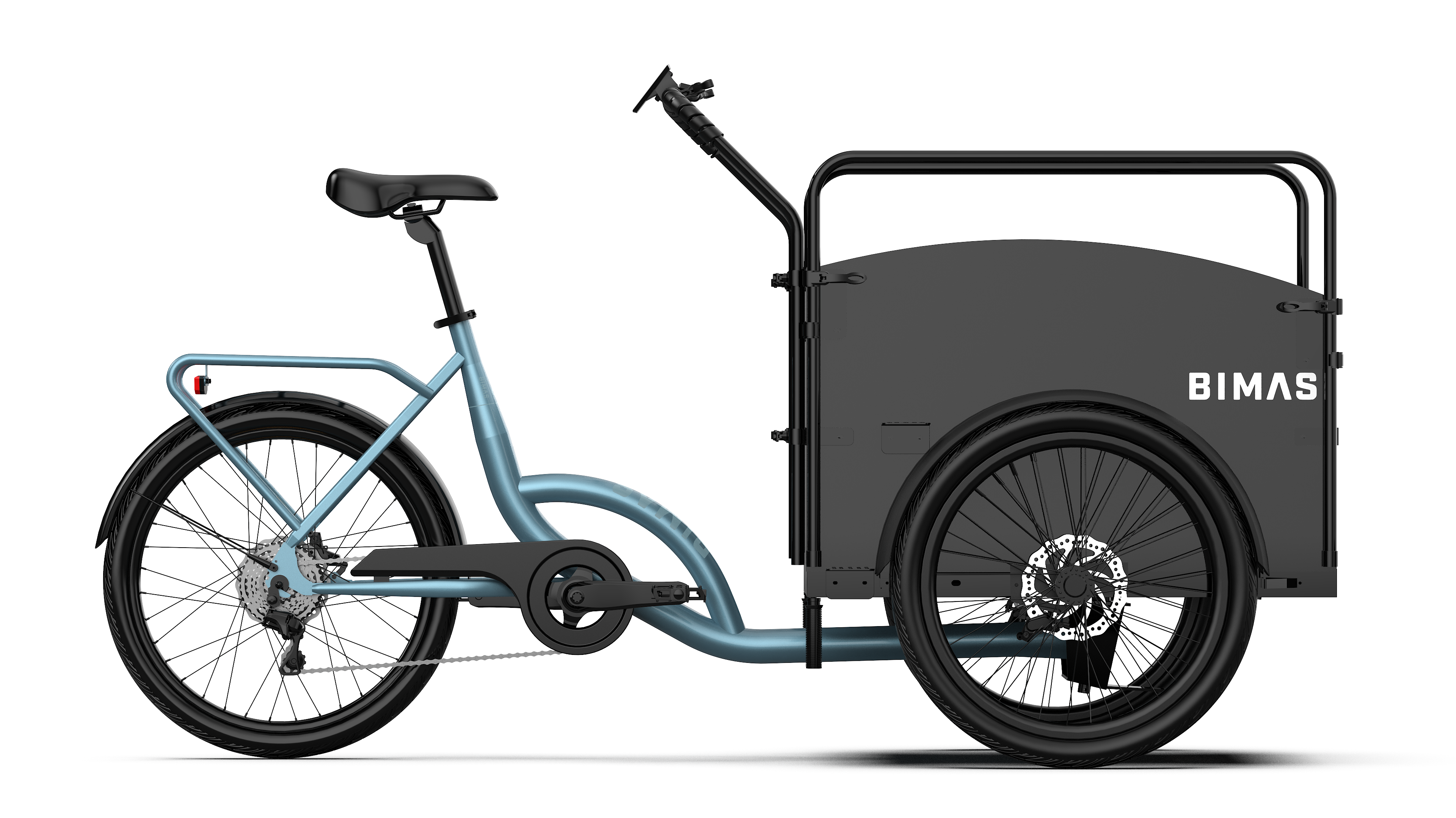 Bimas eCargo 3.3 Economy Elektrische Bakfiets 2026 Blue-Grey-Gloss Bimas eCargo 3.3 Economy Elektrische Bakfiets 2026 Blue-Grey-Gloss