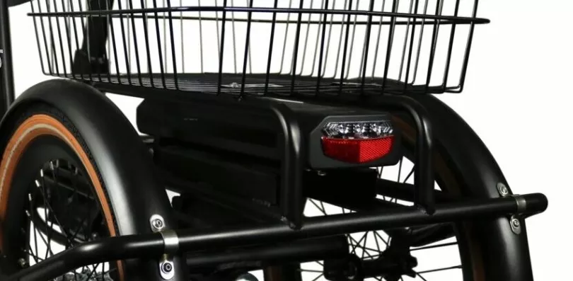 Driewieler fiets compact Van Rixel smalle driewieler fiets met ondersteuning Driewieler fiets compact Van Rixel smalle driewieler fiets met ondersteuning